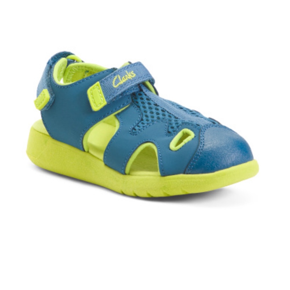 7t Clark’s Water Fisherman Shoes lime/blue